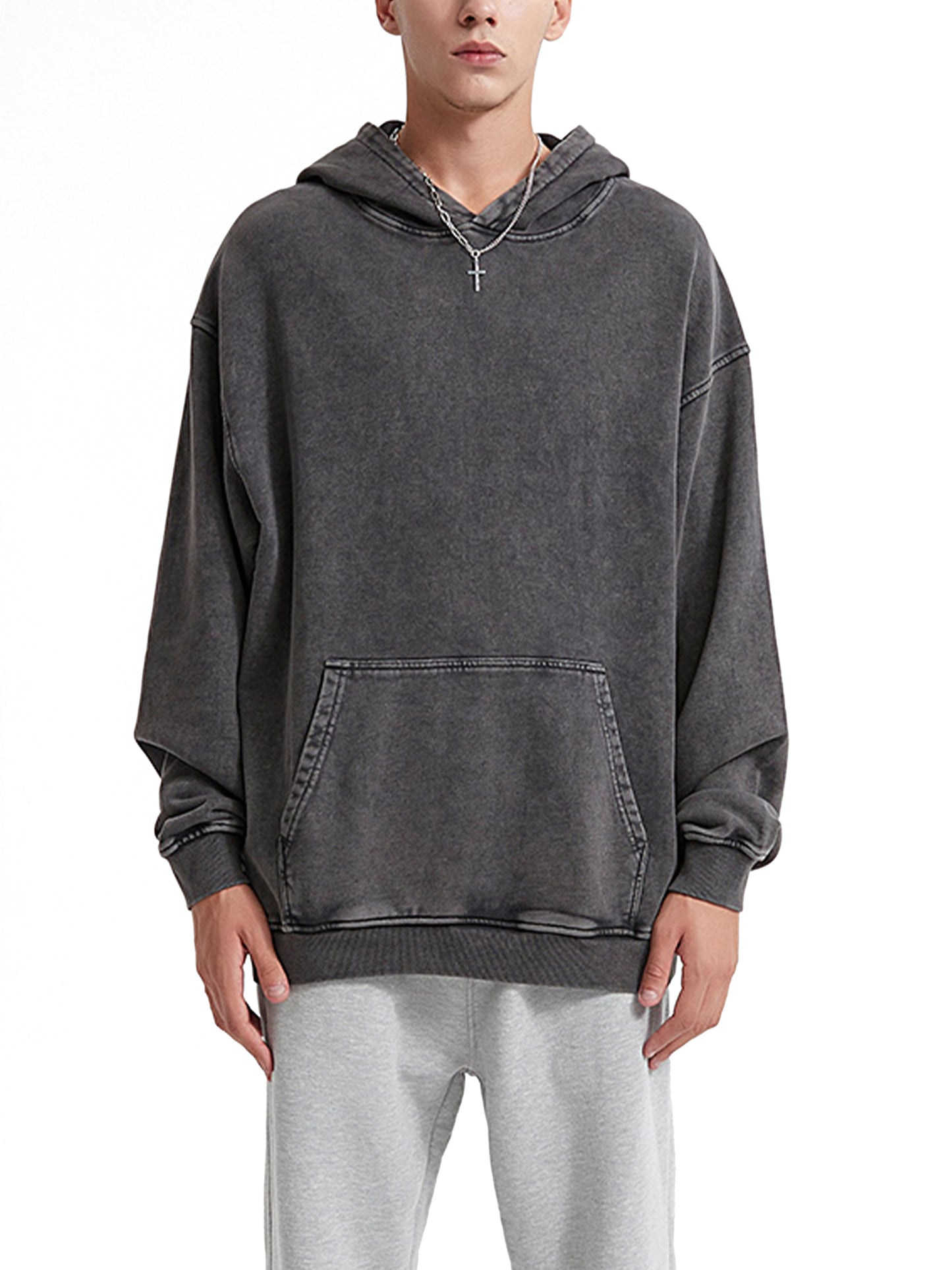 Deep Pan Acid Wash Hoodie