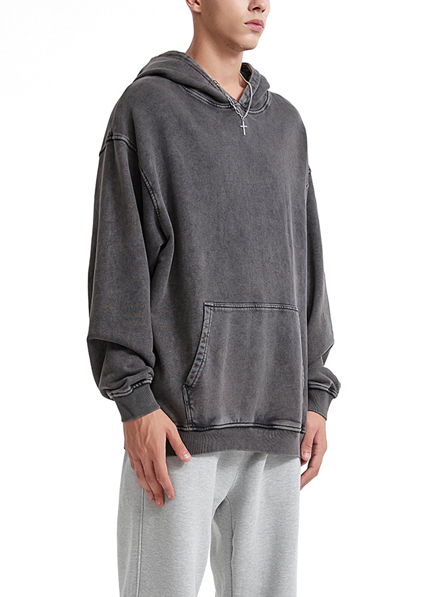 Deep Pan Acid Wash Hoodie